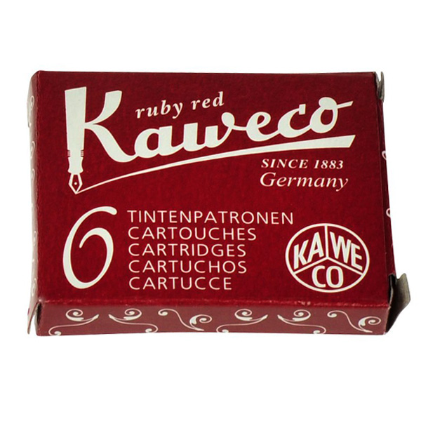 KAWECO STANDARD RUBY RED SMALL INK CARTRIDGE